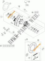 ACHTERWIEL voor KTM 350 SX-F 2018