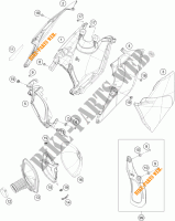 LUCHTFILTER voor KTM 350 SX-F 2018