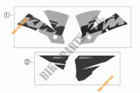 STICKERS voor KTM 250 SXS 2003