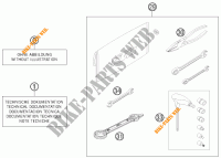 GEREEDSCHAPSET / HANDBOEK / OPTIES voor KTM 250 SX 2012