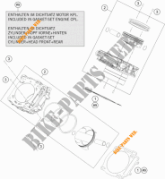 CILINDER voor KTM 1290 SUPER DUKE R ORANGE ABS 2016