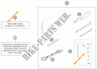 GEREEDSCHAPSET / HANDBOEK / OPTIES voor KTM 150 SX 2016