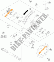 VOORWIEL voor KTM 150 SX 2015