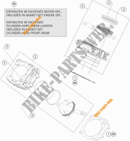 CILINDER voor KTM 1290 SUPER DUKE R ORANGE ABS 2016
