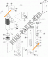 SCHOKBREKER (ONDERDELEN) voor KTM 1290 SUPER DUKE R ORANGE ABS 2016