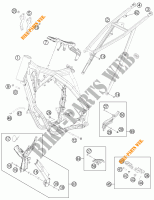 FRAME voor KTM 150 SX 2012