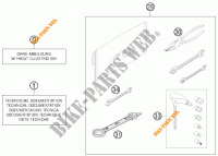 GEREEDSCHAPSET / HANDBOEK / OPTIES voor KTM 150 SX 2012
