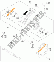 VOORWIEL voor KTM 150 SX 2012