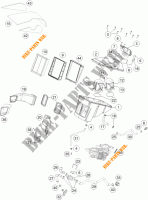 LUCHTFILTER voor KTM 1290 SUPER DUKE R ORANGE ABS 2016