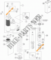 SCHOKBREKER (ONDERDELEN) voor KTM 1290 SUPER DUKE R ORANGE ABS 2016