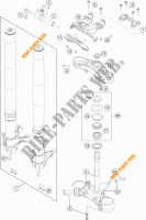 VOORVORK / T STUK voor KTM 1290 SUPER DUKE R ORANGE ABS 2016