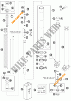 VOORVORK (ONDERDELEN) voor KTM 85 SX 19/16 2013