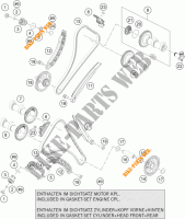 DISTRIBUTIERIEM voor KTM 1290 SUPER DUKE R ORANGE ABS 2016