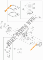 KRUKAS / ZUIGER voor KTM 1290 SUPER DUKE R ORANGE ABS 2016