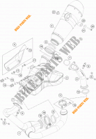 UITLAAT voor KTM 1290 SUPER DUKE R ORANGE ABS 2016