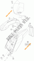 PLASTIC voor KTM 65 SXS 2014