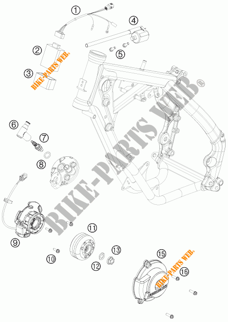 DYNAMO voor KTM 65 SXS 2014