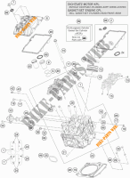 CILINDERKOP VOOR voor KTM 1290 SUPER DUKE R BLACK ABS 2016