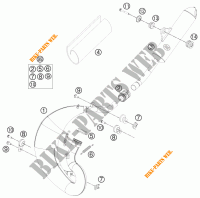 UITLAAT voor KTM 65 SX 2013