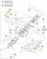 ACHTERBRUG voor KTM 65 SX 2012