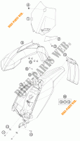PLASTIC voor KTM 65 SX 2012