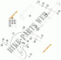 UITLAAT voor KTM 65 SX 2012