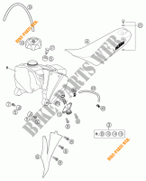 TANK / ZADEL voor KTM 65 SX 2003