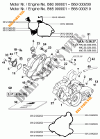 CARTERDELEN voor KTM 65 SX 2001