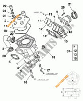 CILINDER / CILINDERKOP voor KTM 65 SX 2001