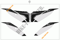 STICKERS voor KTM 50 SXS 2013