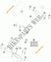 UITLAAT voor KTM 50 SX 2010