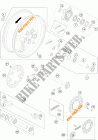 ACHTERWIEL voor KTM 990 SUPER DUKE R 2012