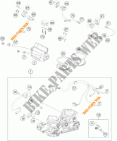 GASKLEP HUIS voor KTM 990 SUPER DUKE R 2012