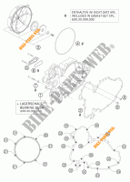 KOPPELINGS DEKSEL voor KTM 990 SUPER DUKE R 2007