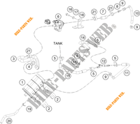 EVAPORATIVE CANISTER voor KTM 390 DUKE ORANGE - CKD 2020