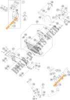 KOELSYSTEEM voor KTM 390 DUKE ORANGE - CKD 2020