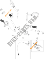 STUUR / BESTURING voor KTM 390 DUKE ORANGE - CKD 2020