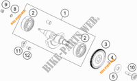 BALANSAS voor KTM 390 DUKE ORANGE - B.D. 2019