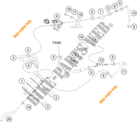 EVAPORATIVE CANISTER voor KTM 390 DUKE ORANGE - B.D. 2019