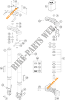 VOORVORK / T STUK voor KTM 390 DUKE ORANGE - B.D. 2019