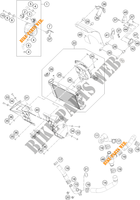 KOELSYSTEEM voor KTM 390 DUKE WHITE - B.D. 2019