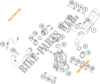 UITLAAT voor KTM 250 DUKE ORANGE - B.D. 2020