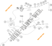 EVAPORATIVE CANISTER voor KTM 250 DUKE ORANGE NO ABS 2019