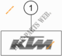 STICKERS voor KTM 1290 SUPER ADVENTURE S ORANGE 2020