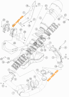 UITLAAT voor KTM 1290 SUPER DUKE GT ORANGE 2018