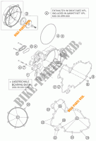 KOPPELINGS DEKSEL voor KTM 990 SUPER DUKE ORANGE 2009