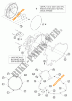 KOPPELINGS DEKSEL voor KTM 990 SUPER DUKE ANTHRAZIT 2007