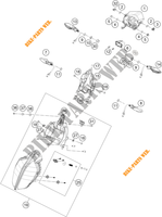 KOPLAMP / ACHTERLICHT voor KTM 390 DUKE WHITE - CKD 2021