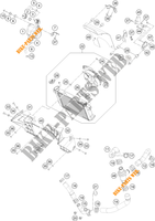 KOELSYSTEEM voor KTM 390 DUKE WHITE 2021