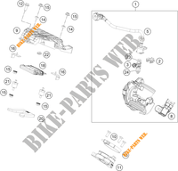 GASKLEP HUIS voor KTM 390 DUKE SILVER 2021